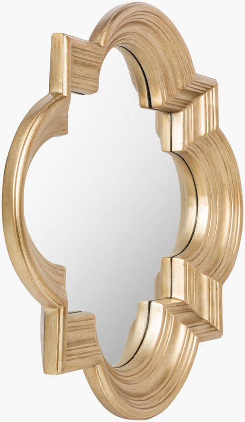 Megchelen Traditional Champagne Wall Mirror