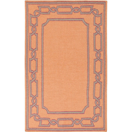 Alabaster Cottage Tangerine/Sage/Sangria Area Rug