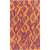 Akron Global Bright Orange/Fuschia Area Rug