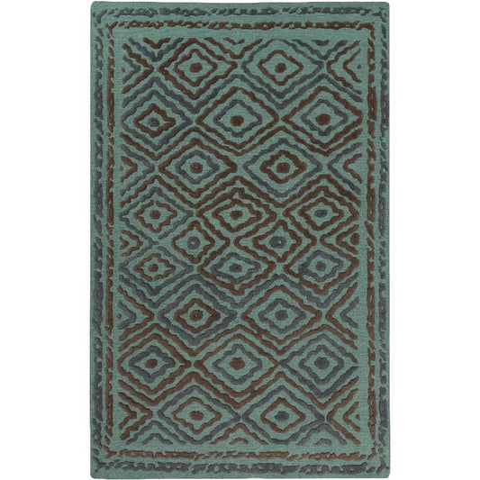 Ashville Global Teal Area Rug