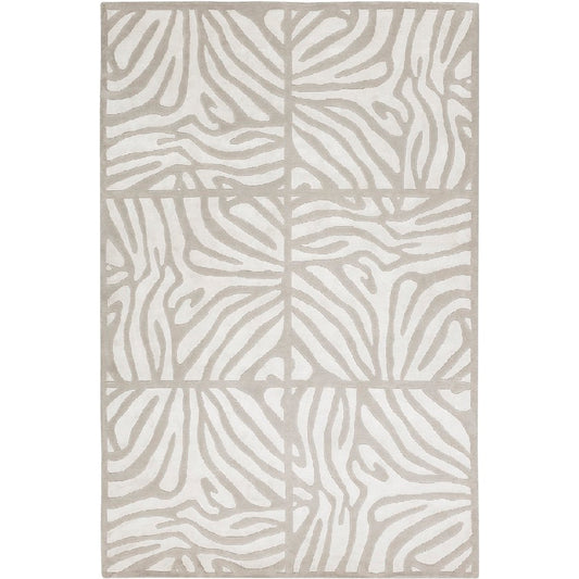 Cupertino Modern Cream/Khaki Area Rug