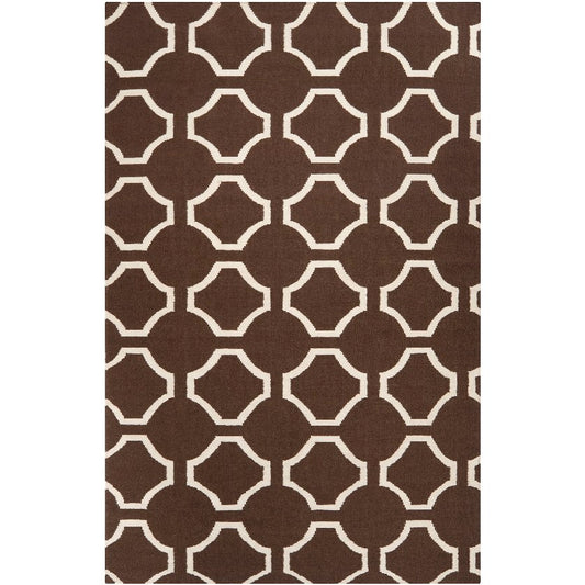 Dunwoody Modern Chocolate Area Rug