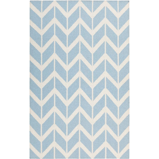 Dyer Modern Blue/White Area Rug