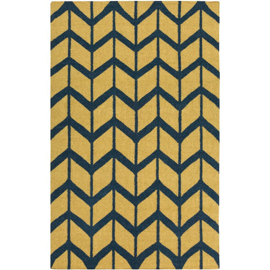 Dyer Modern Gold Area Rug
