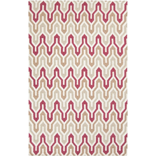 Earle Modern Gray/Maroon Area Rug