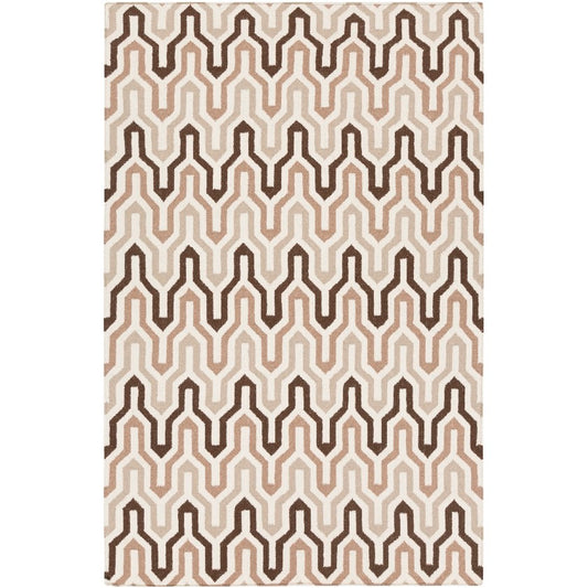 Earle Modern Chocolate Area Rug
