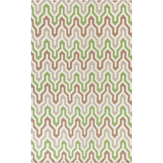 Earle Modern Green Area Rug
