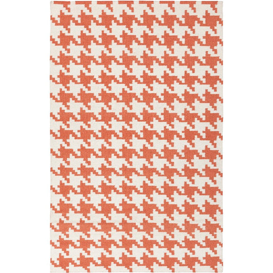 Elkmont Modern Rust / Ivory Contemporary Area Rug