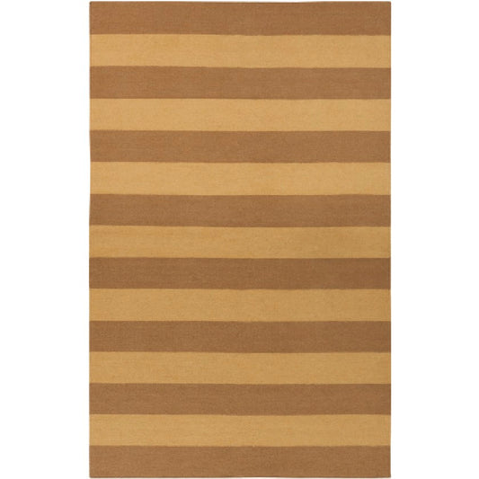 Nathaly Modern Yellow/Brown Area Rug