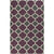 Eureka Modern Purple/Green Area Rug