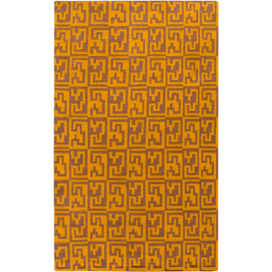 Fairhope Modern Yellow/Brown Area Rug