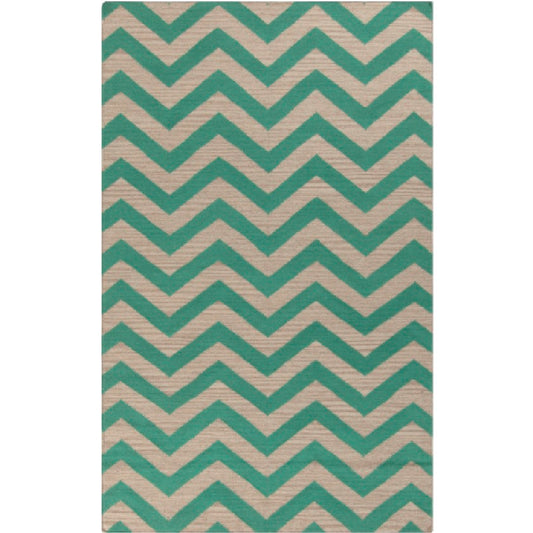 Escondido Modern Green/Beige Area Rug