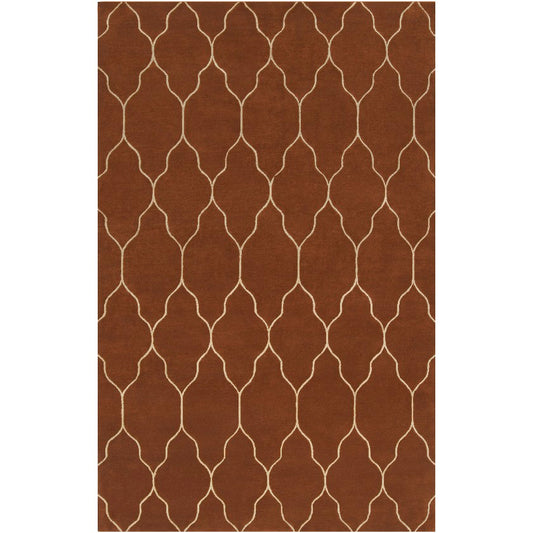 Flagstaff Modern Brown Area Rug