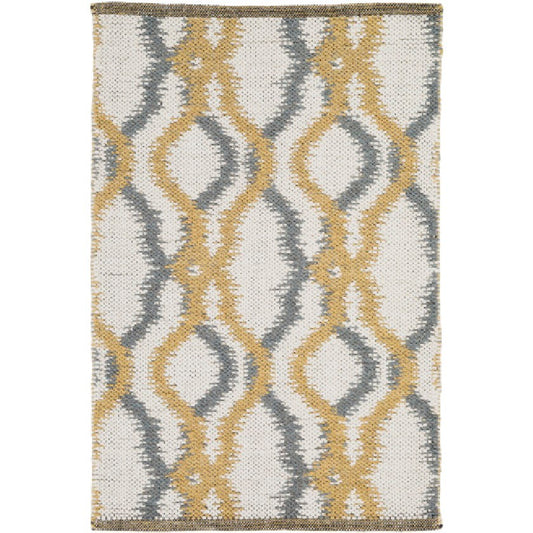 Holtville Modern Cream/Charcoal Area Rug