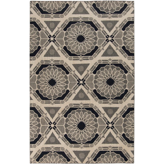 Ignacio Modern Gray/Brown Area Rug