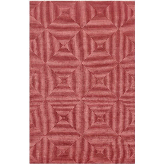 Laurens Modern Raspberry Area Rug