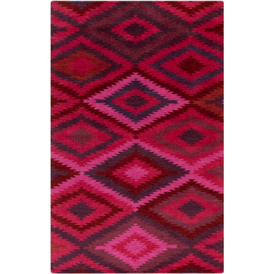 Manassa Global Red/Black Area Rug