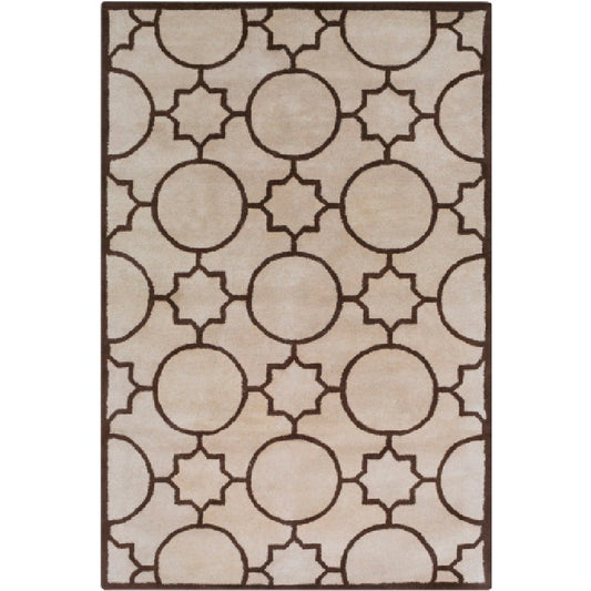 Oakgrove Modern Tan/Brown Area Rug