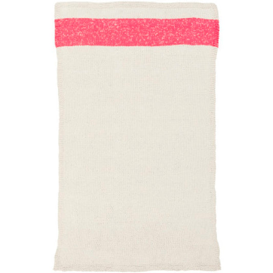 Ozan Modern Khaki/Bright Pink Area Rug
