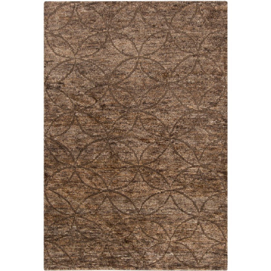 Peoria Global Chocolate Area Rug