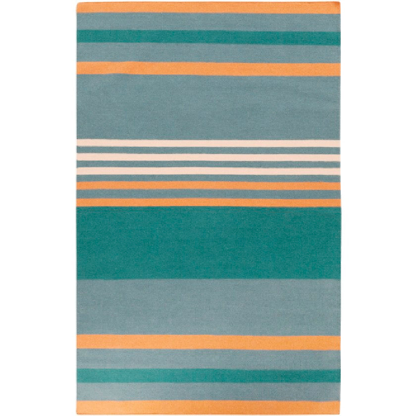 Siloam Modern Teal Area Rug