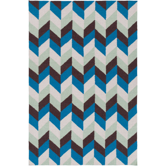 Tupelo Modern Bright Blue/Navy Area Rug
