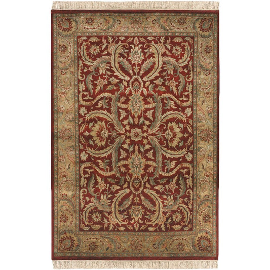 Walsh Traditional Red/Brown Area Rug