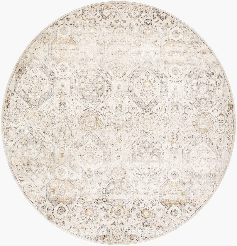 Geelbroek Traditional Tan/Ivory Area Rug