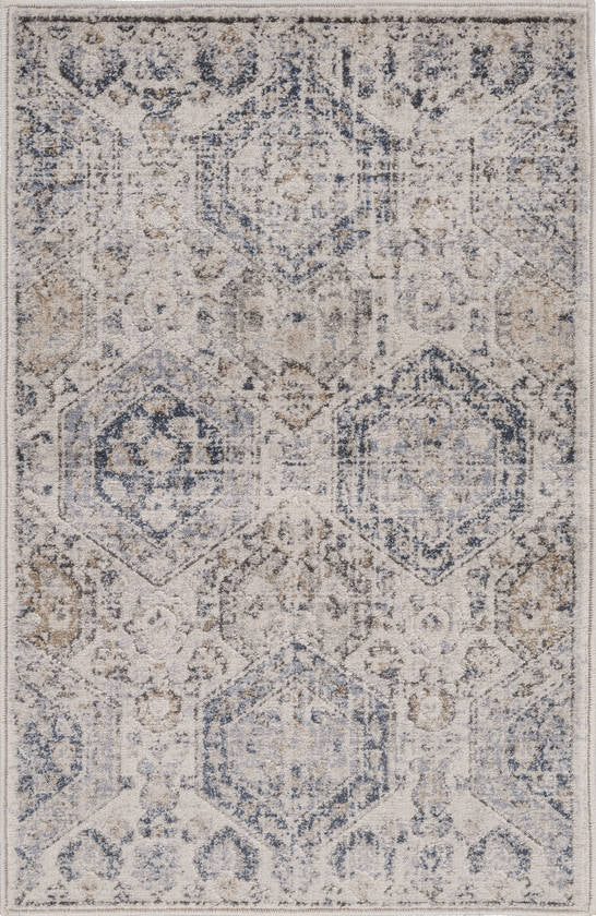Geelbroek Traditional Bright Blue Area Rug