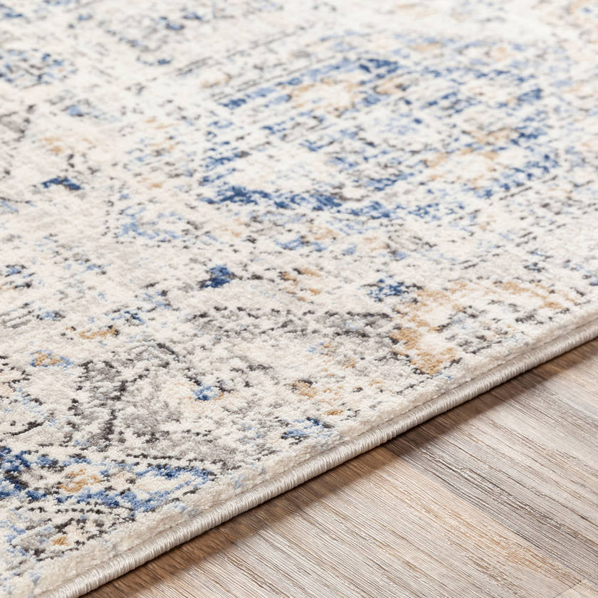 Geelbroek Traditional Bright Blue Area Rug