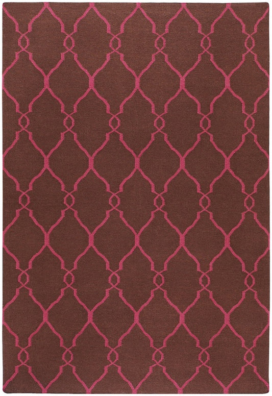Hendon Modern Fuschia Area Rug