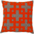 Charleroi Bright Orange Pillow Cover