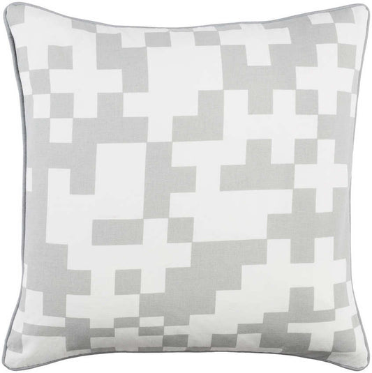 Elkerzee Light Gray Pillow Cover