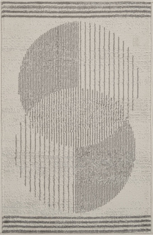 Lakin Modern Medium Gray Area Rug