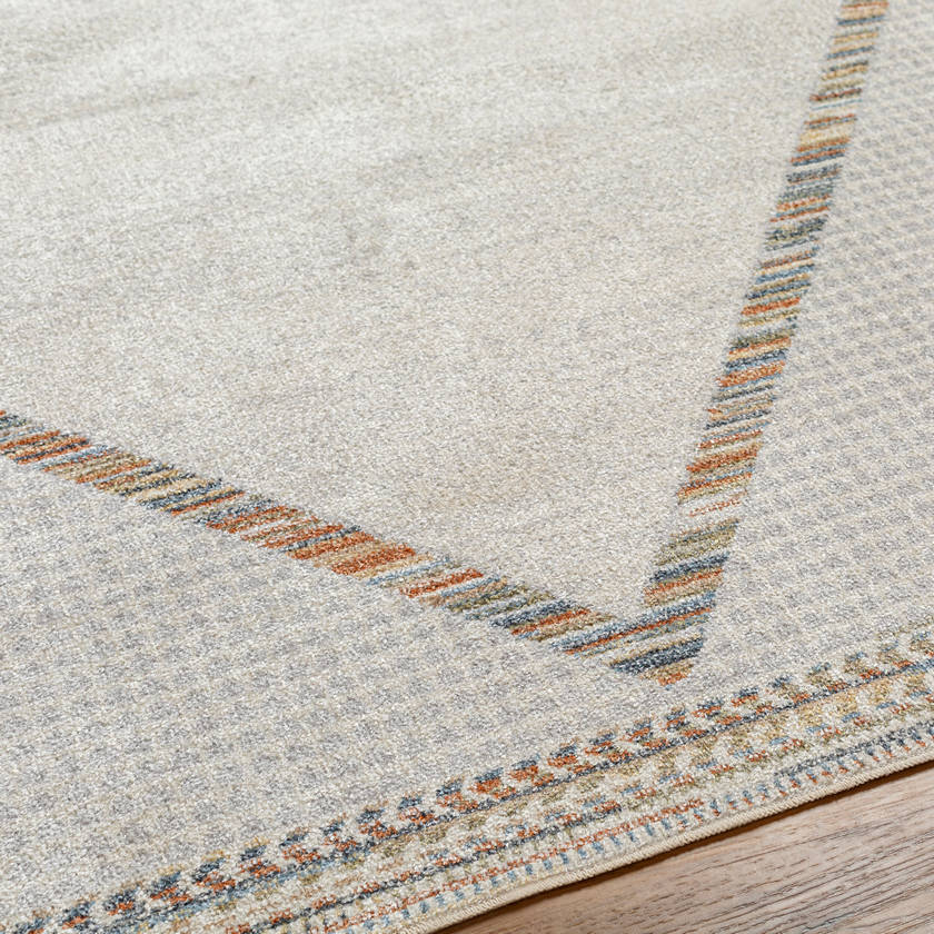 El Dorado Global Beige Washable Area Rug