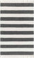 Kirby Modern Black Area Rug