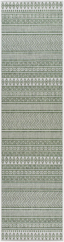 Antibes Global Olive Green/Beige Area Rug