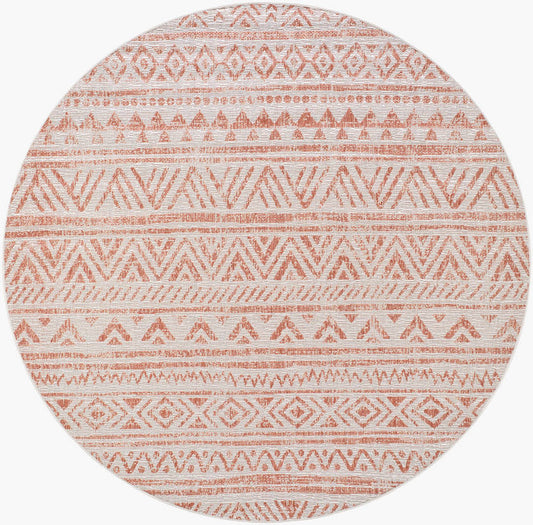 Goff Global Coral Pink Area Rug