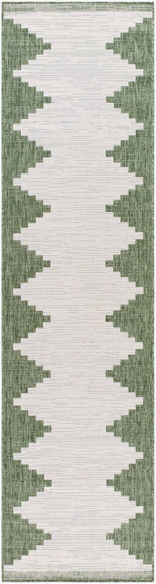 Wolfheze Global Olive/Gray Area Rug