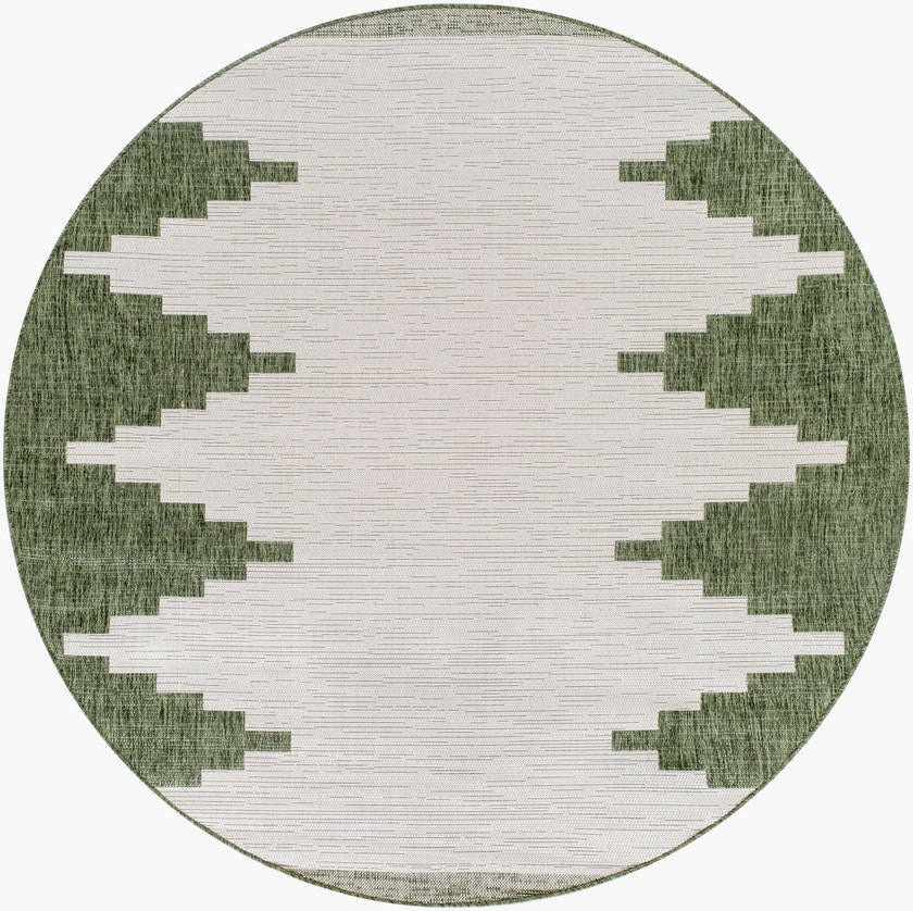 Wolfheze Global Olive/Gray Area Rug