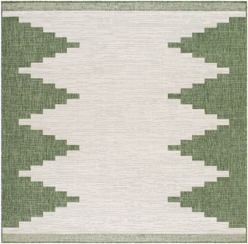 Wolfheze Global Olive/Gray Area Rug