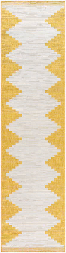 Wolfheze Global Amber/Gray Area Rug