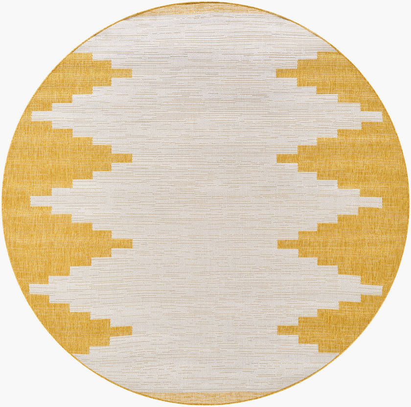Wolfheze Global Amber/Gray Area Rug
