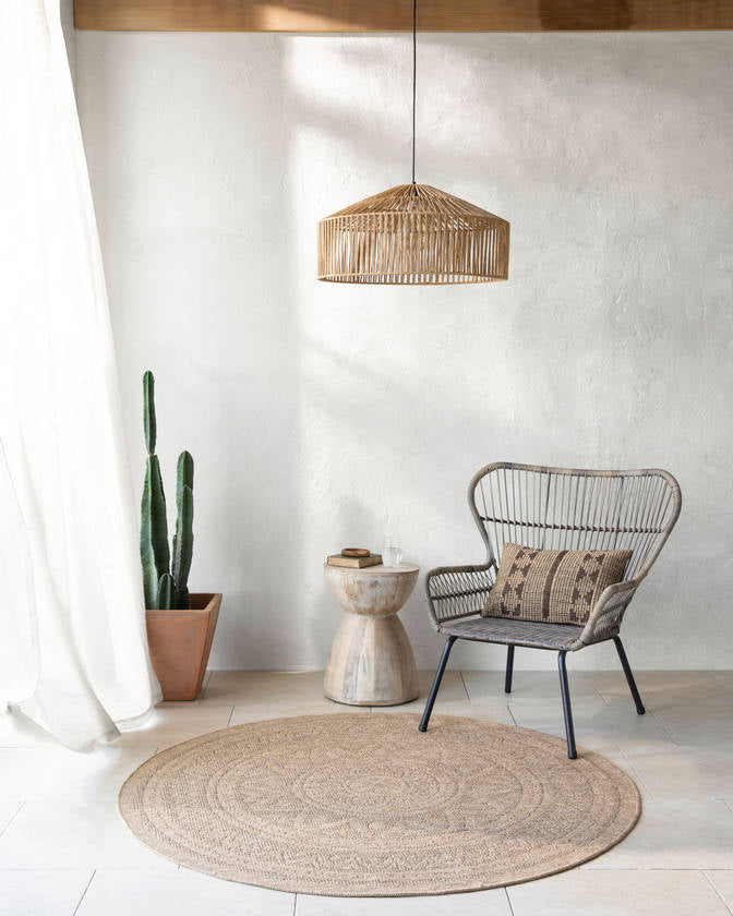 Jeremey Cottage Beige/Light Gray Area Rug