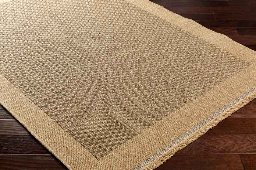 Jahmel Cottage Beige/Dark Brown Area Rug
