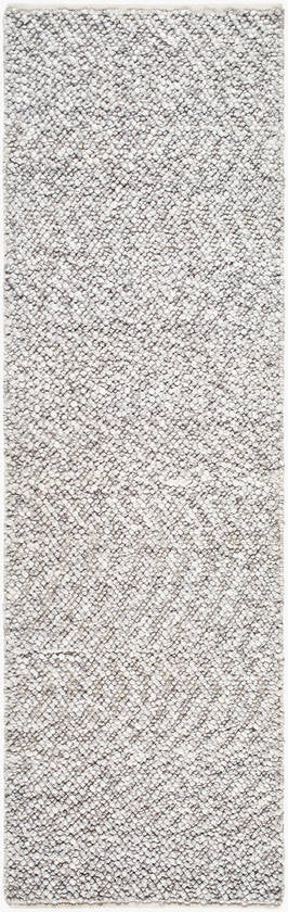 Leonora Modern Light Gray/Off-White Area Rug