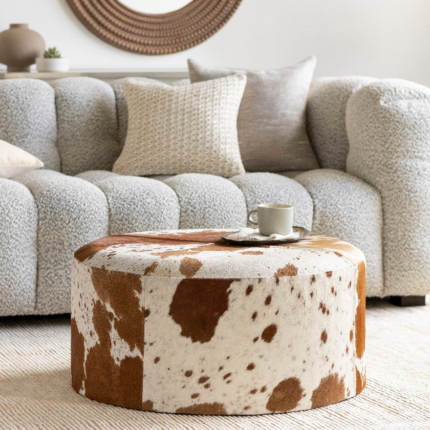 Solina Brown Ottoman
