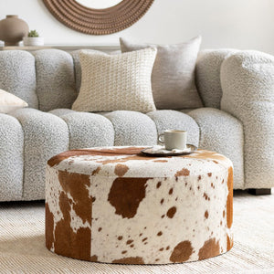 Solina Brown Ottoman
