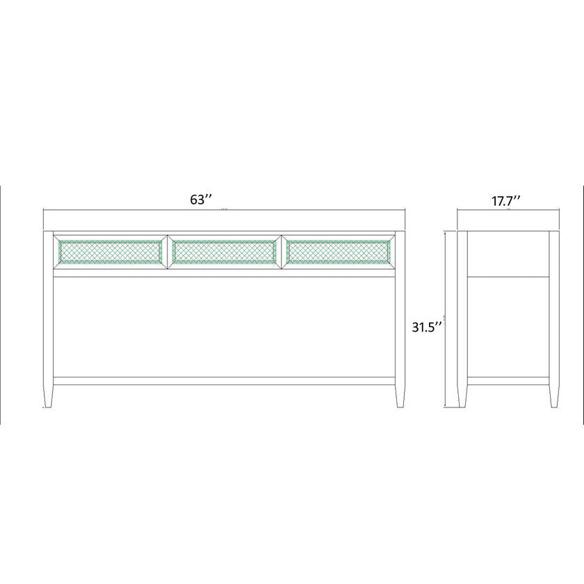Alyse Brown Console Table