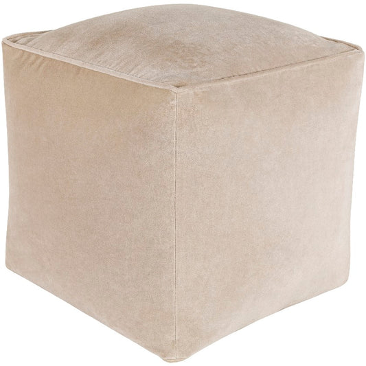 Tearia Taupe Pouf